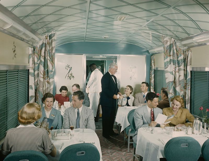 Lembre-se de quando viajar de trem era maravilhoso na década de 1950